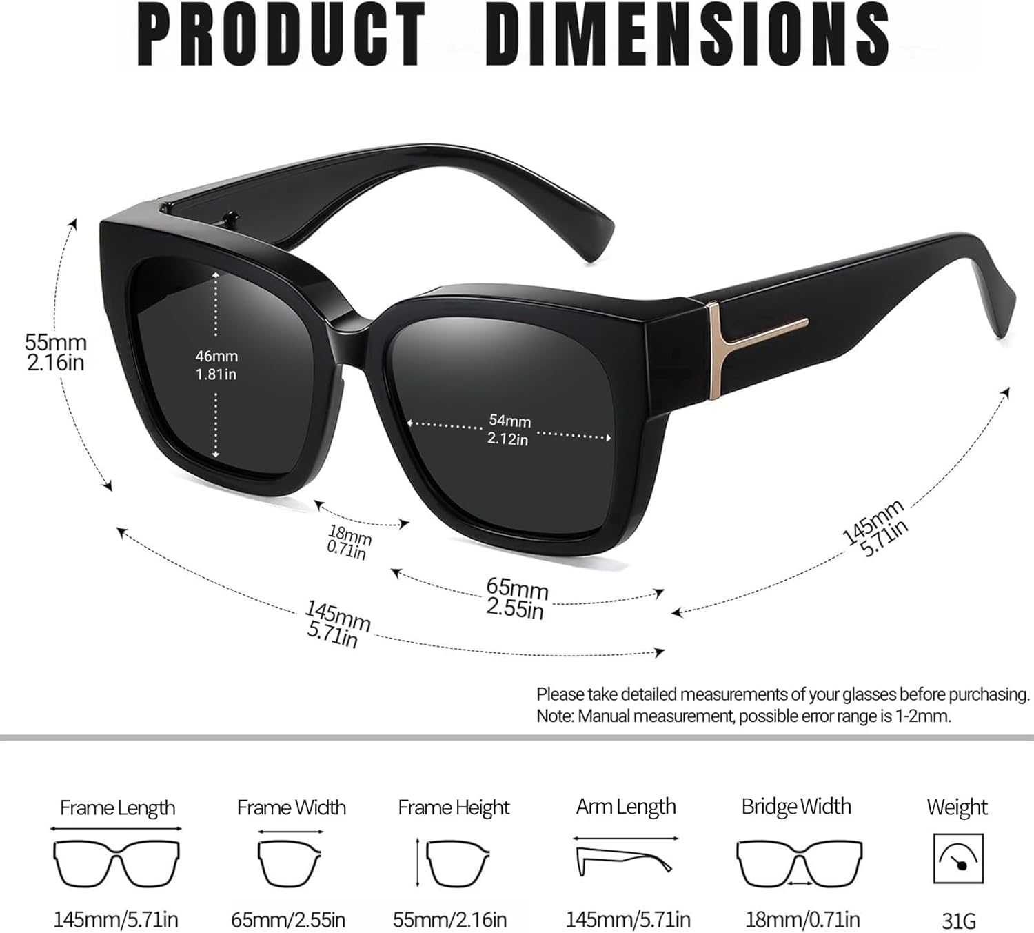 SunShield Fitover Sunglasses